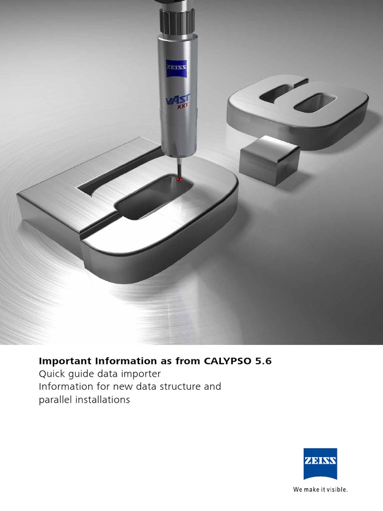 Important Information As From CALYPSO 5.6 | PDF | Computer File ...