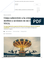 Cómo Sobrevivir A La Crisis. Retos, Medios y Acciones en Un Entorno VUCA