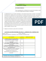 Reflexion O Cierre: Auto Evaluación Economia Politica 11-Jornada de La Mañana 2021