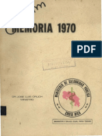 Memoria Ministerio de Salud de Costa Rica 1970