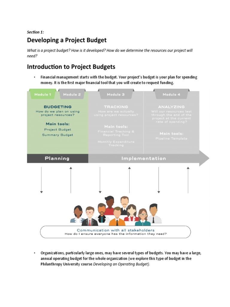 Creating an Effective Project Budget | PDF | Budget | Salary