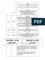 Predicas Junio Julio