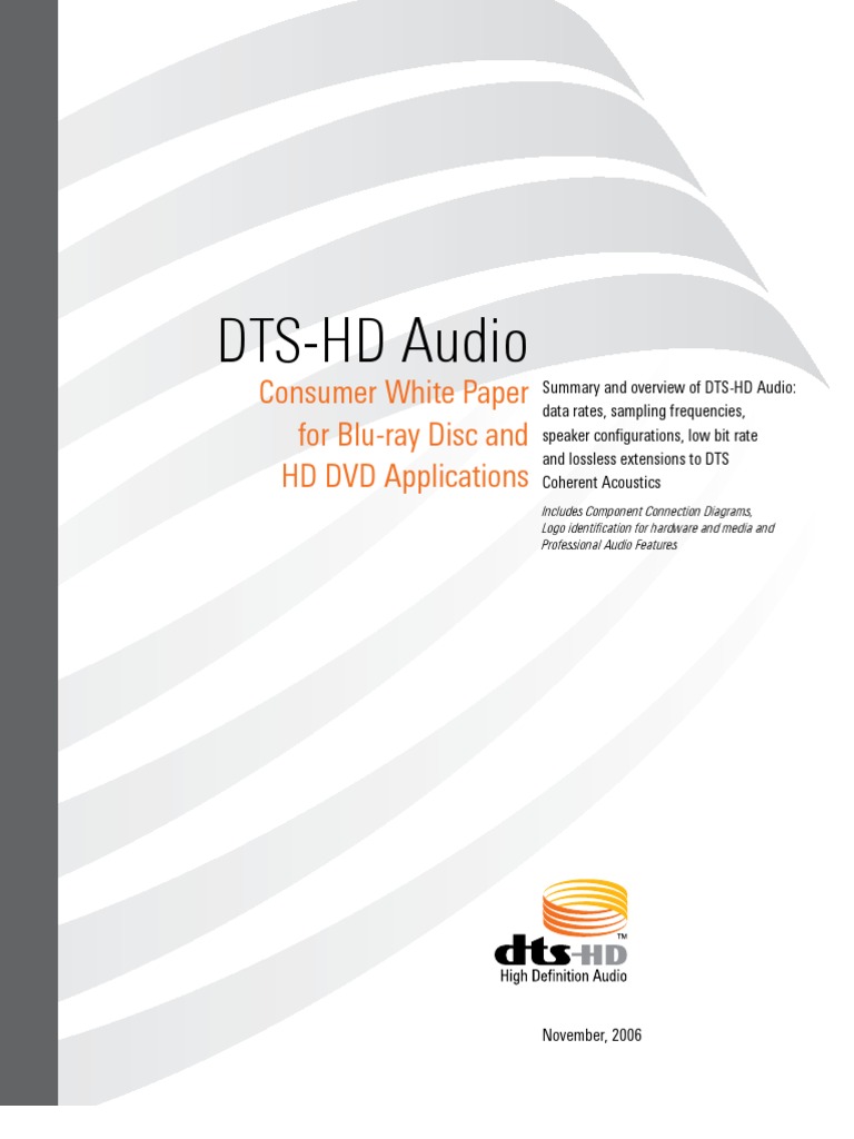 DTS HD Whitepaper | PDF