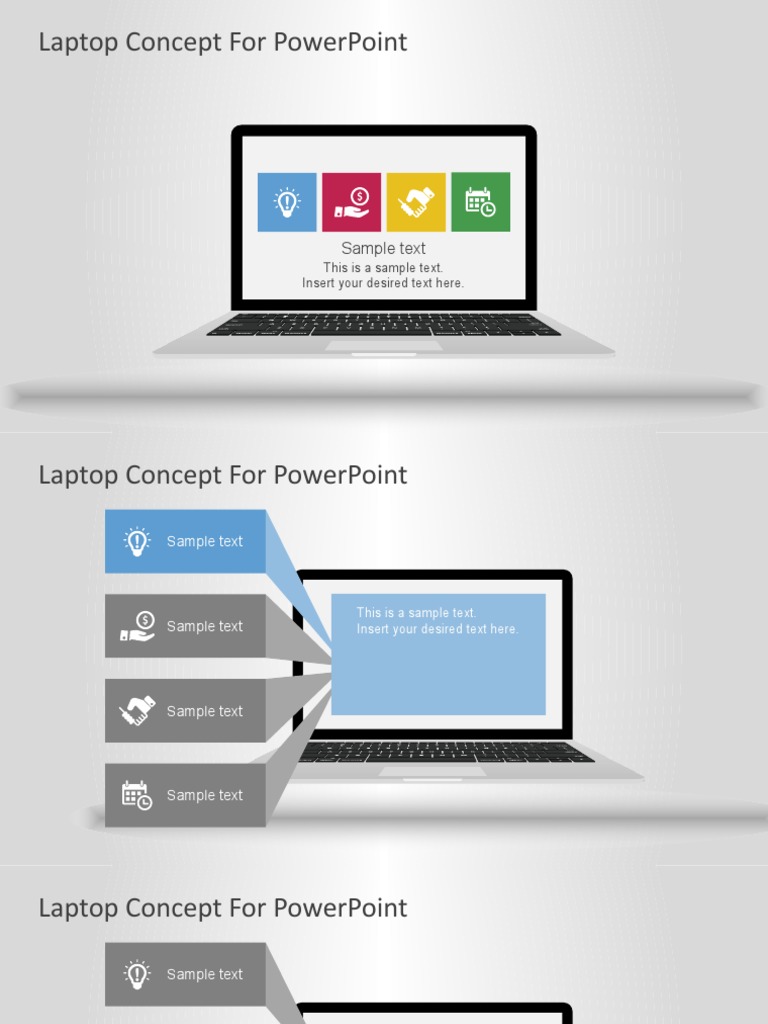 FF0042 01 Free Laptop Concept For Powerpoint | PDF