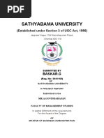 Sathyabama University: (Established Under Section 3 of UGC Act, 1956)