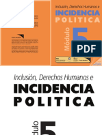 UNIDAD 5- CLASE 2 .1.- IDHH - Derechos Humanos, Incidencia Política