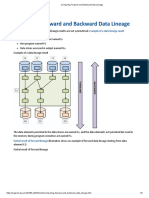 Comparing Forward and Backward Data Lineage