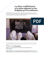 Una Nueva y Dura Realidad Para Las Mujeres y Niñas Afganas en Las Escuelas Dirigidas Por Los Talibanes