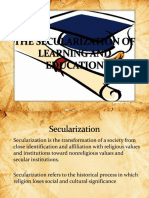 Module On The Secularization of Learning & Education