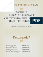 Evaluasi Pembelajaran