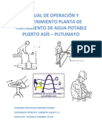 Manual de Operación y Mantenimiento Planta de Tratamiento de Agua Potable Puerto Asís