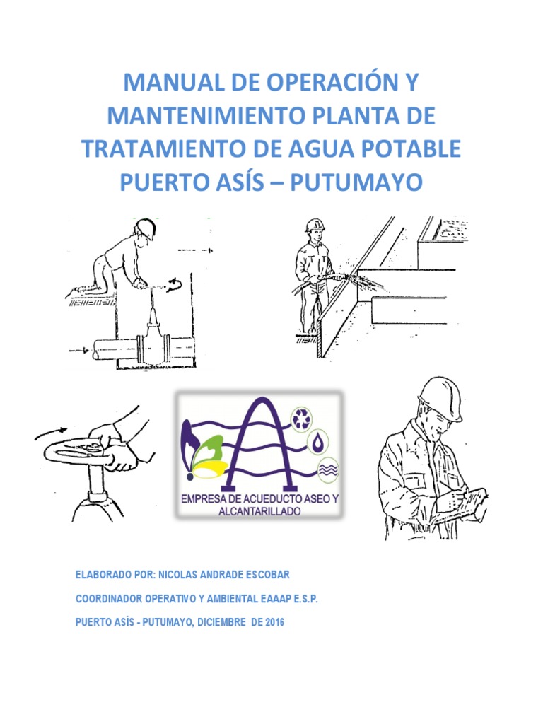 Manual de Operación y Mantenimiento Planta de Tratamiento de Agua ...