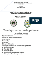 Tecnologías Verdes PDF