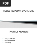 Mobile Network Operators