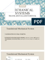1translational Mechanical Systems Transfer Function