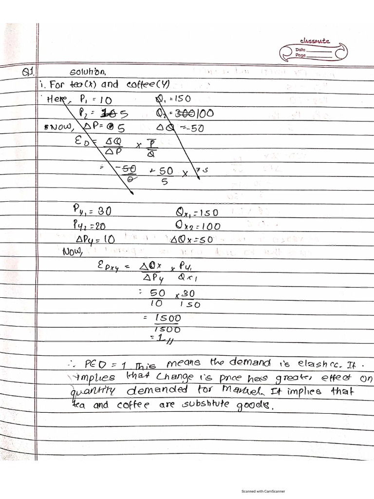 Class Test | PDF
