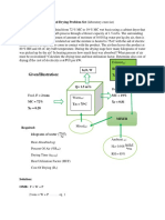 Given/Illustration:: Food Drying Problem Set (Laboratory Exercise)