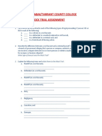 Mock Trial Post Conference Discussion Points