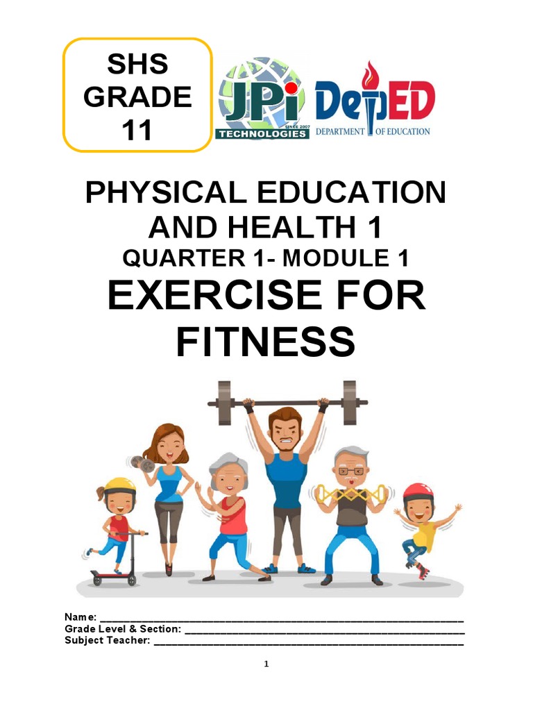 Exercise for Fitness Module 1 | PDF | Physical Fitness | Cognition