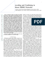 Pilot Precoding and Combining in Multiuser MIMO Networks