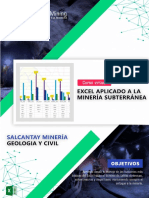 Excel Aplicado A La Mineria Subterránea