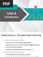 Unit 4 Classification