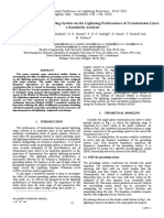 The Impact of The Grounding System On The Lightning Performance of Transmission Lines: A Sensitivity Analysis