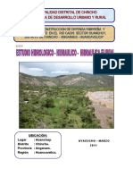 Defensa Ribereña Cangallo - Hidrologia, Hidraulica e Hidraulica Fluvial