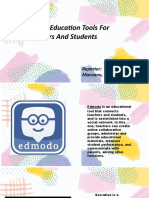 Digital Education Tools For Teachers and Students: Reporter: Manzano, Marixanne Niña R