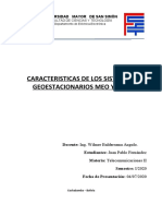 Caracteristicas MEO y LEO