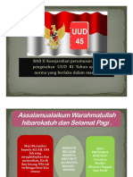 MATERI PPKN Pengesahan UUD 45