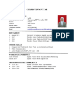 Indah CV Bahasa Inggris