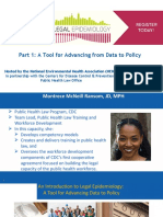 Part 1: A Tool For Advancing From Data To Policy: Hosted by The National Environmental Health Association (NEHA)