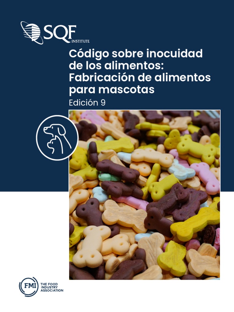 SQF Food Safety Code Pet Food Manufacturing Spanish PDF Calidad