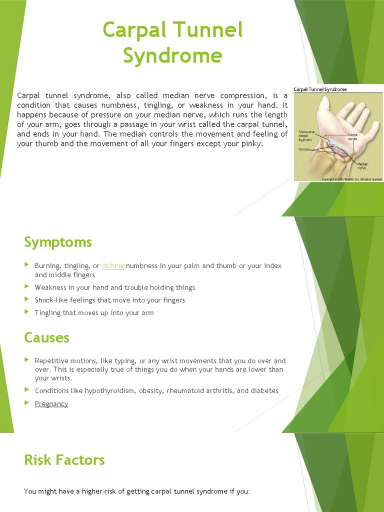 Carpal Tunnel Syndrome Guide | PDF | Carpal Tunnel Syndrome | Hand