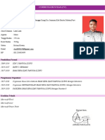 Curriculum Vitae ( Cv )