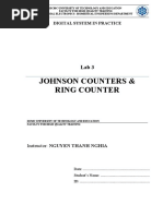 Lab 3 - Johnson Counter and Ring Counter