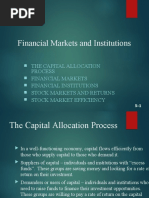 Financial Markets and Institutions