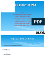 Dividend Policy of DLF