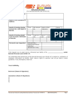 Application Form for Baroda Personal Loan COVID 19