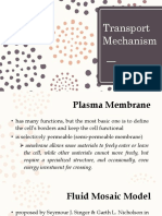 Plasma Membrane Transport Mechanisms