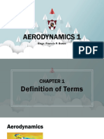 AERODYNAMICS - Part 1 - Definition of Terms