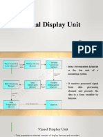 Visual Display Unit: BY-Radhika Raghav A2305118020 6ECE1