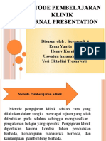 Metode Pembelajaran Klinik Jurnal Presentation PPT Bu Enny