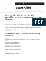 WWW Learncbse in Biology Mcqs For Class 12 With Answers Chapter 8