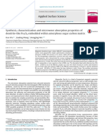 Synthesis, Characterization and Microwave Absorption Properties of Dendrite-Like Fe O Embedded Within Amorphous Sugar Carbon Matrix