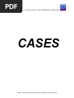 Cases: Consulting Club Casebook 2004/2005