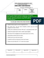 Sop Mesin Jahit Geotekstil