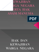 Hak Dan Kewajiban Warga Negara Serta Hak Asasi Manusia