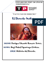 Aportes del Derecho Indiano al sistema jurídico peruano